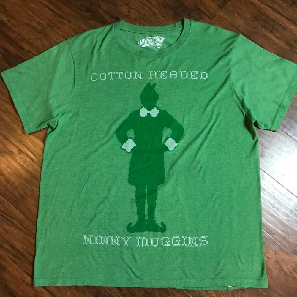 ELF Ninny Muggins ON Christmas T-Shirt Tee XL